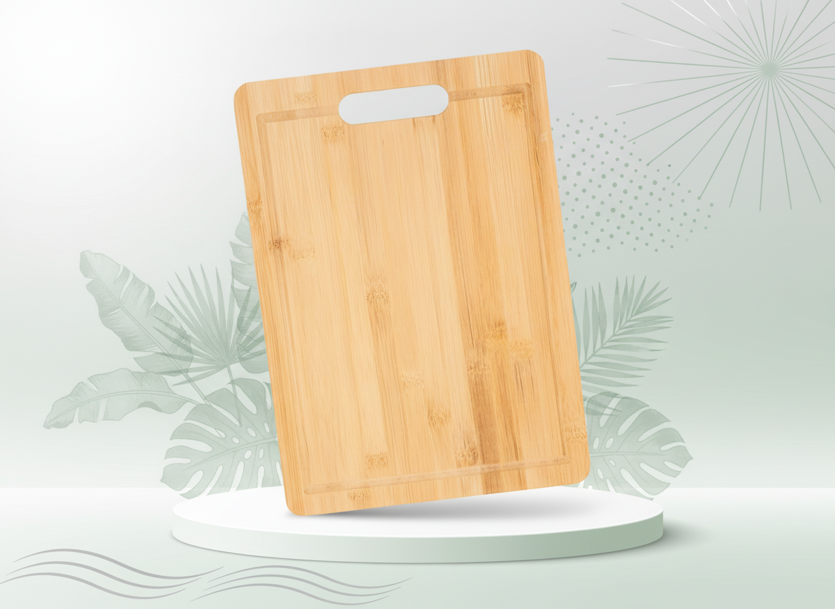 Bamboo Cutting Board 24 x 34 x 1.8cm