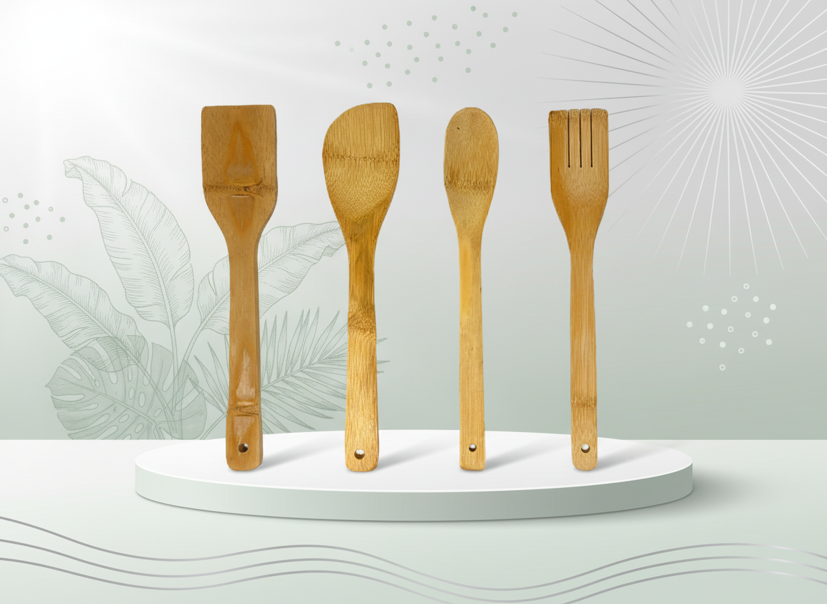 Bamboo Turner Set 4pcs