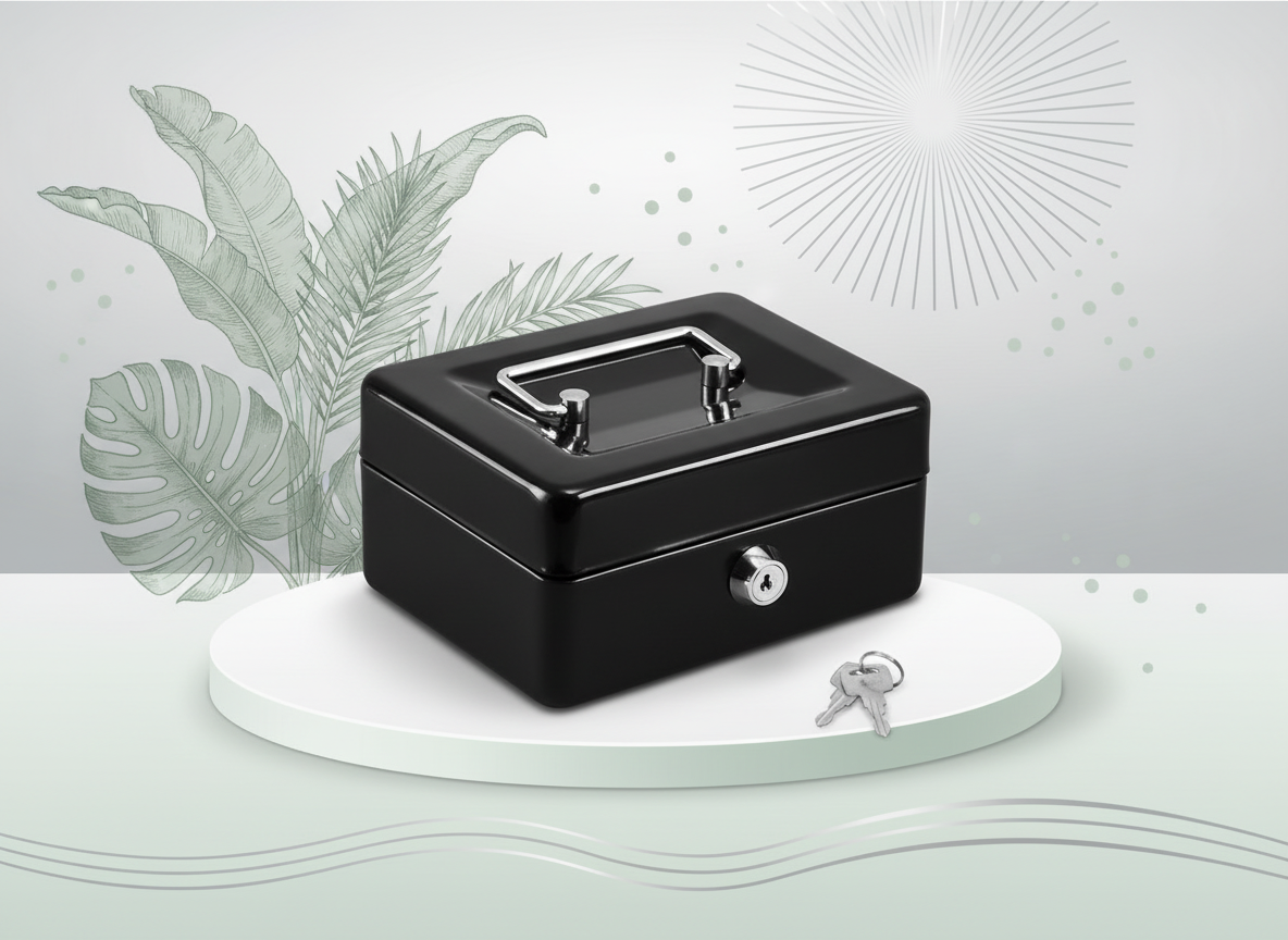 Cash Box W/Key Lock KS300A