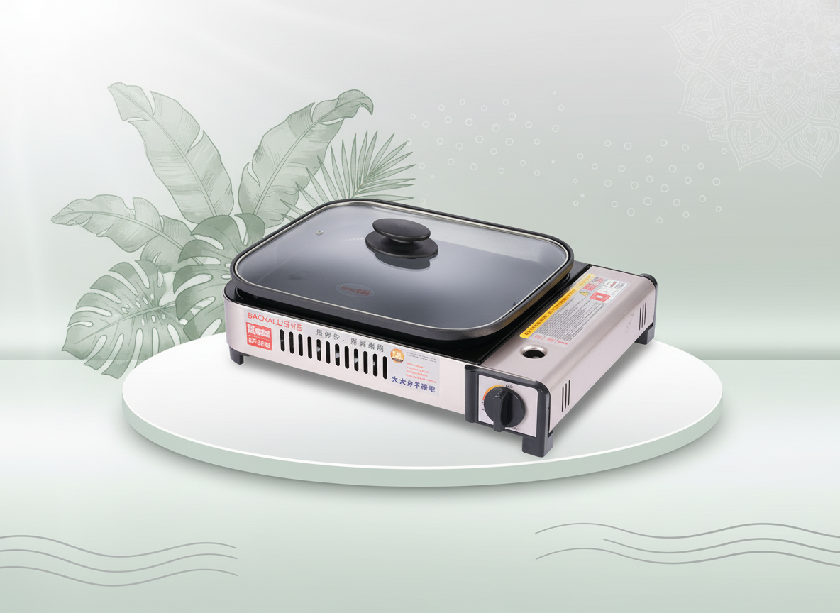 Cast Grill & Fry Pan Stove SF-2000-Deep plate