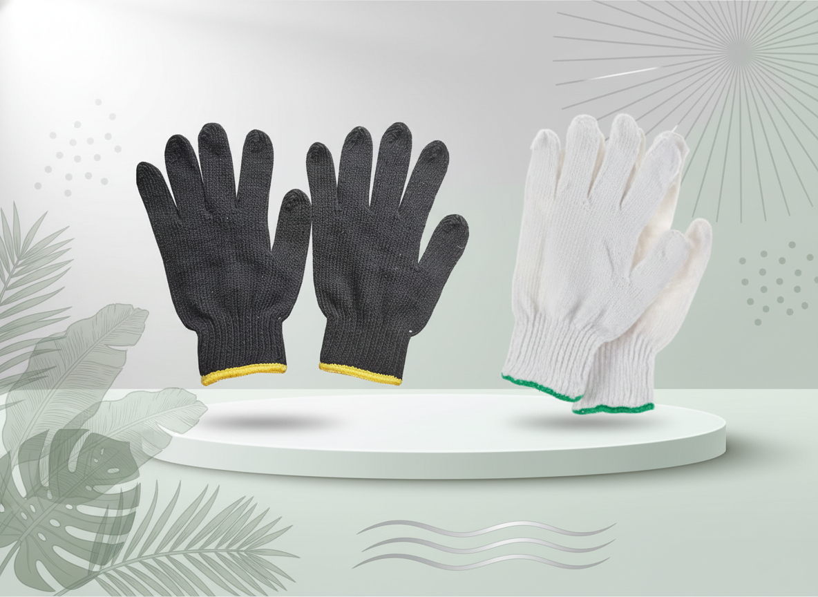 Gloves 43g White / Black