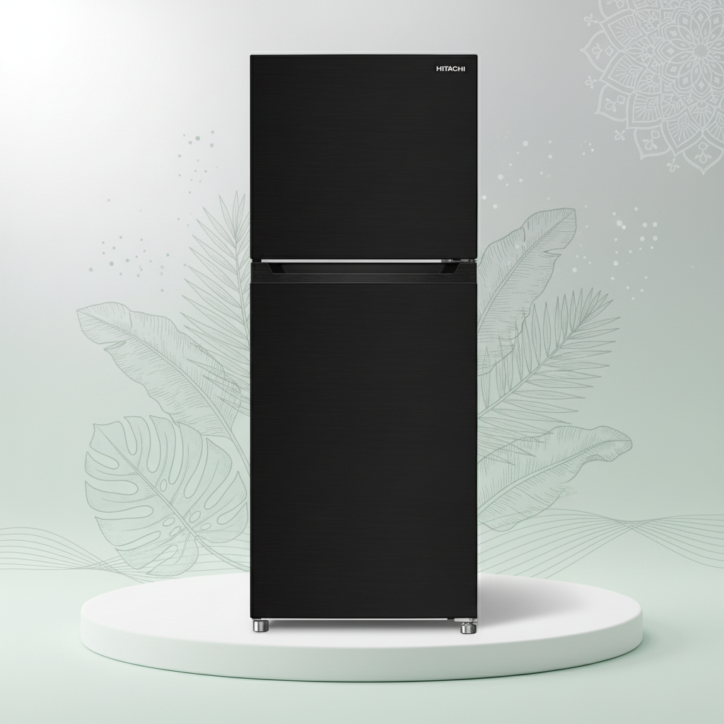 HITACHI 2 Door Refrigerater HRTN5230M BLACK