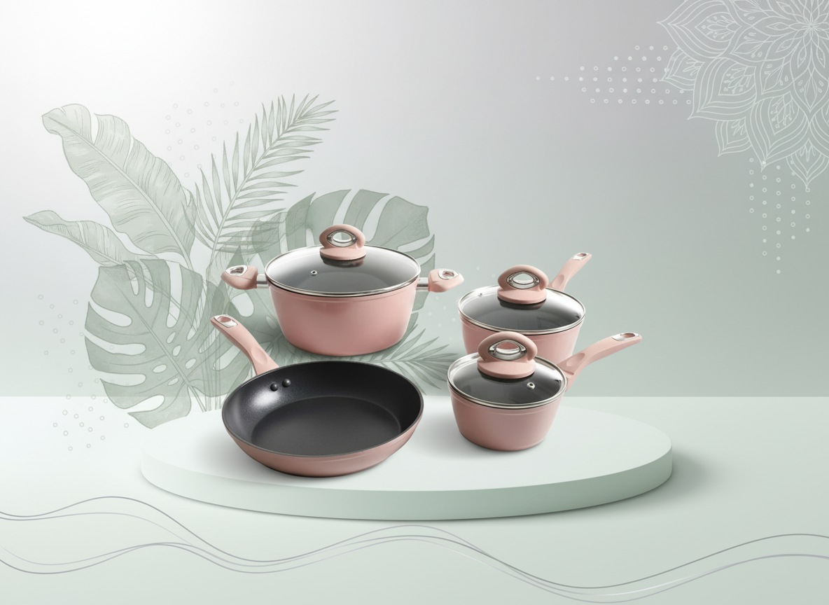 HotChef Granite Cookware Set 7pcs