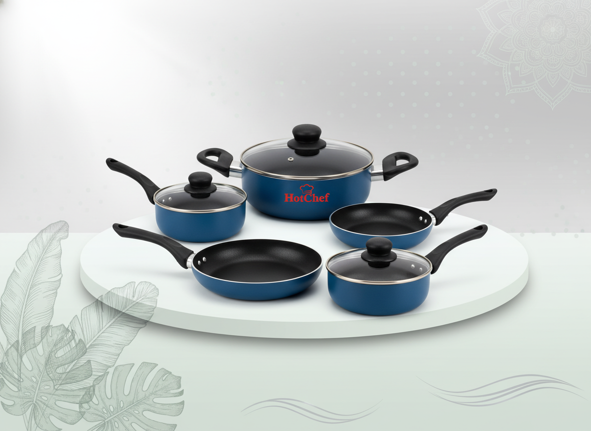 HotChef Non-Stick Cookware Set 8pcs