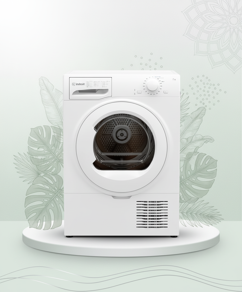 Indesit 7 kg Cloth Dryer D71WGCC