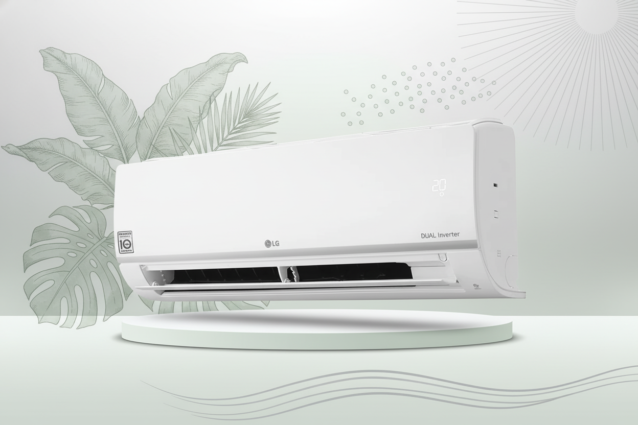 LG 12K BTU INVERTER SPLIT A/C S4N/S4U-Q12JA3QC