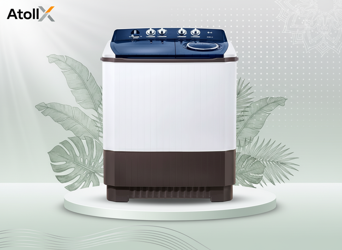 LG 13kg Semi Auto W/Machine P1461RWPC