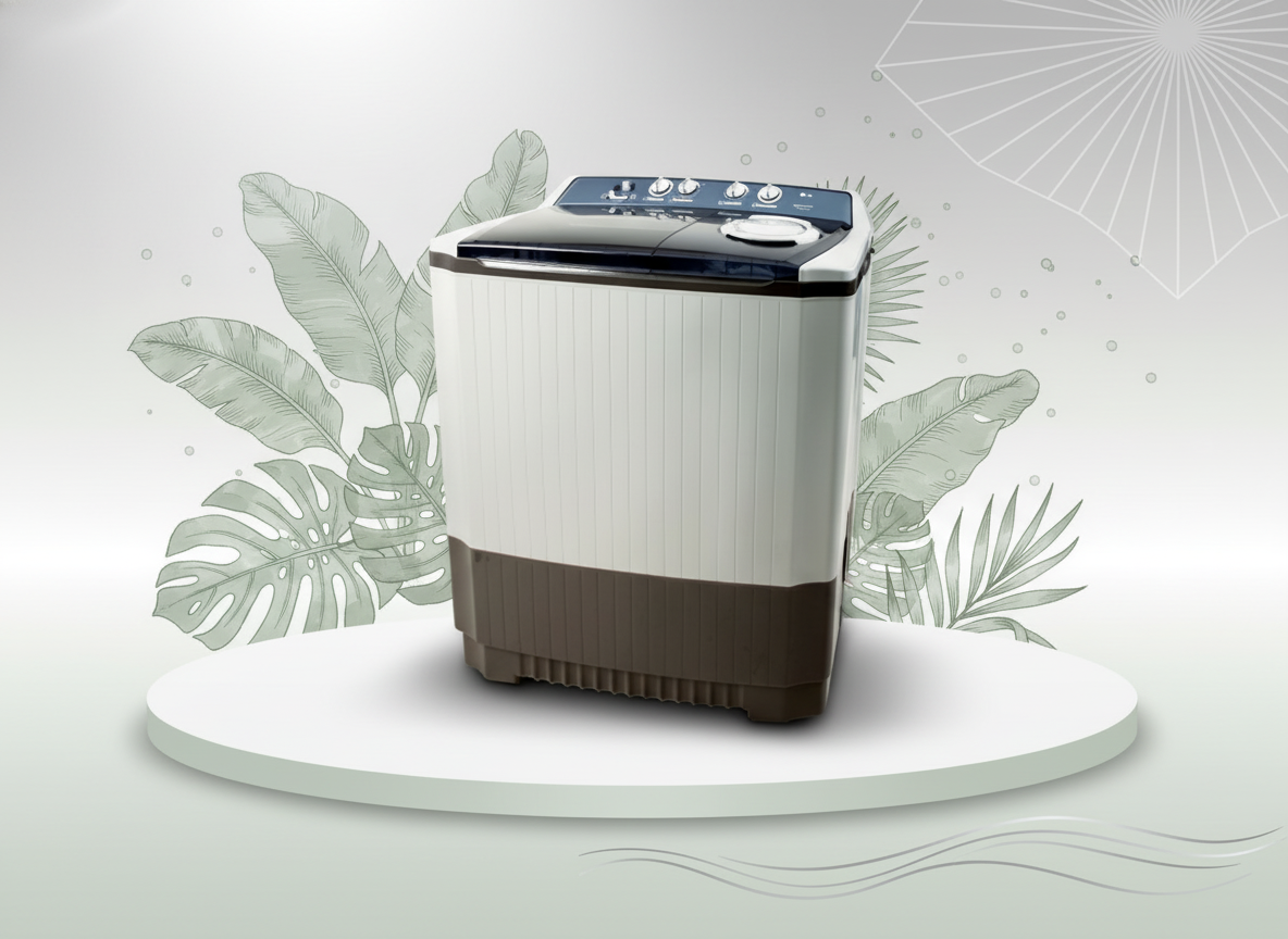 LG 16kg Semi Auto Washing Machine P1860RWPC