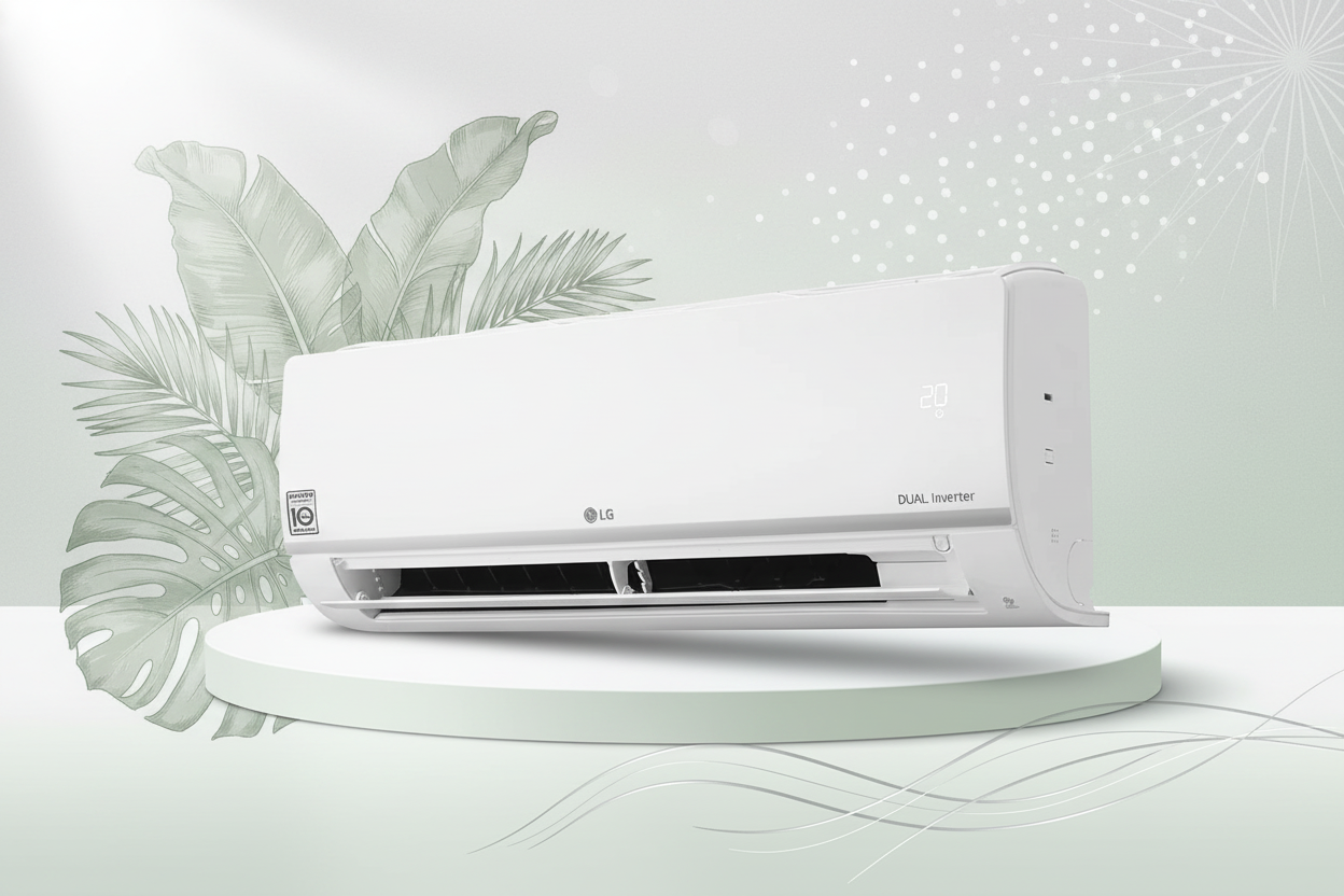 LG 18K BTU INVERTER SPLIT A/C S4N/S4U-Q18KL3QA