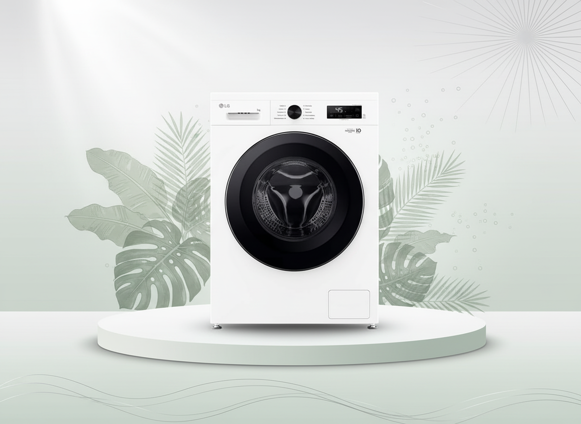 LG 7kg F/Load W/Machine F2Y1HYP65P White