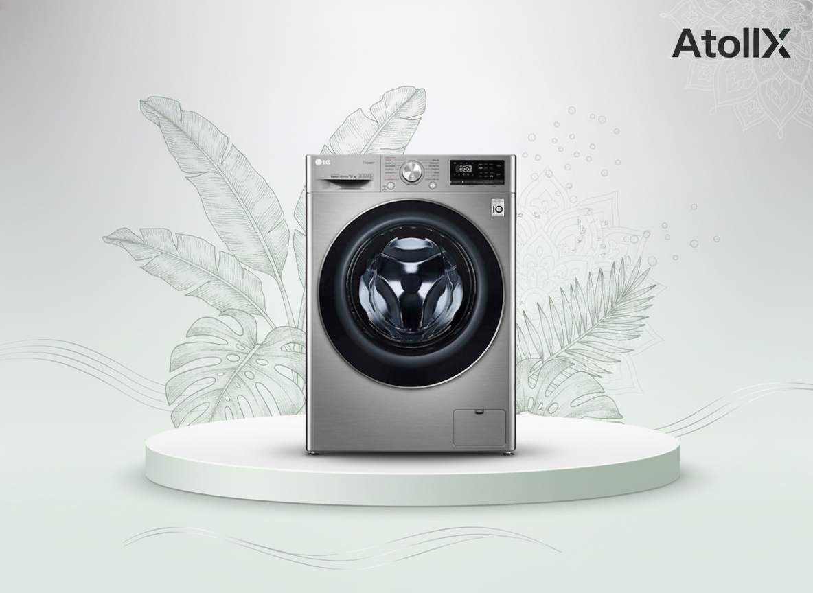 LG 7kg F/Load W/Machine F2Y1QYP6J Silver