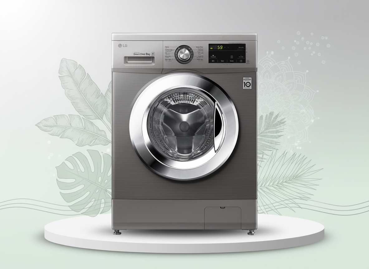 LG 8 kg F/Load W/Machine FH2J3TNG5 Silver
