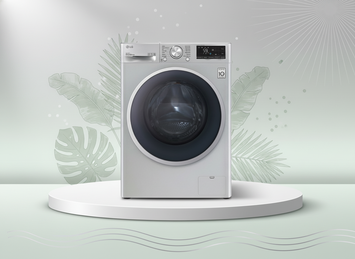 LG 9 kg F/Load W/Machine F4R5VYGSL Silver