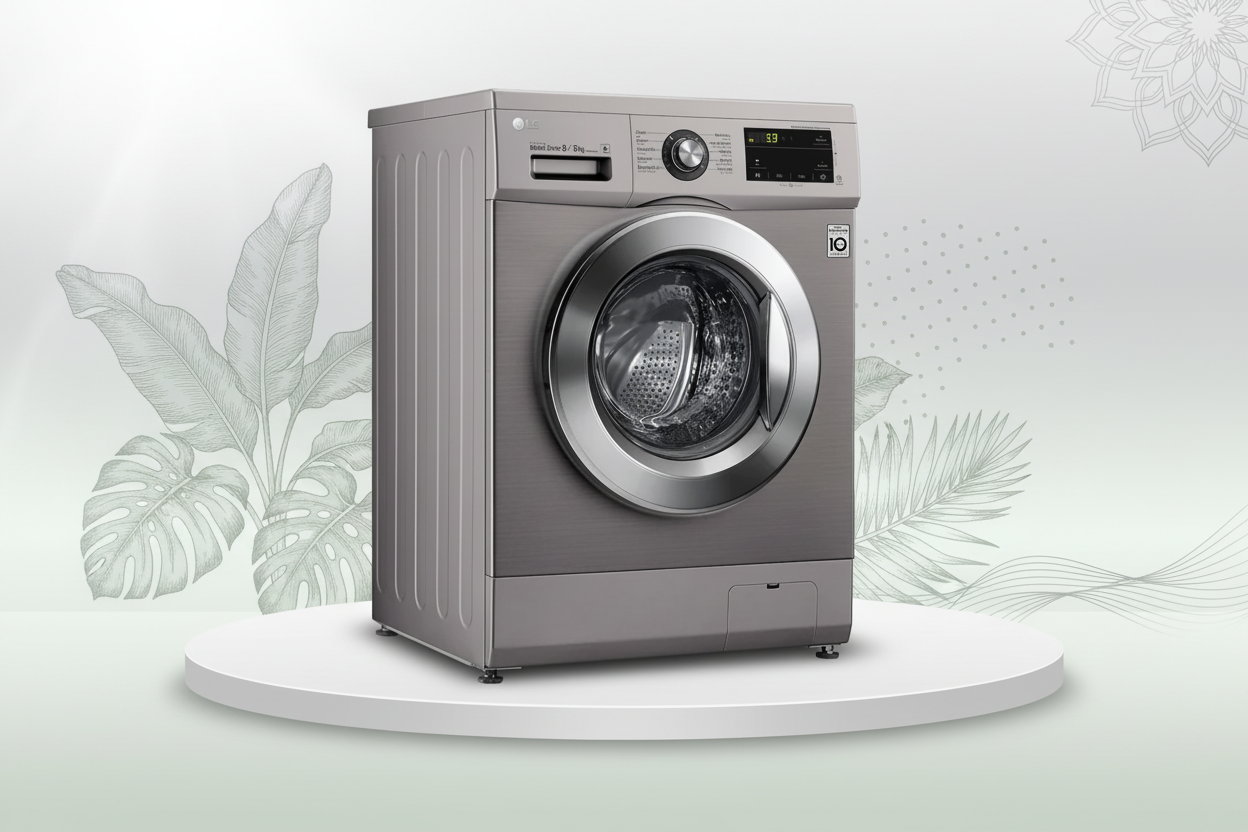 LG FRONT LOAD WASHER/DRYER 8Kg/5Kg F4J3TMG5P