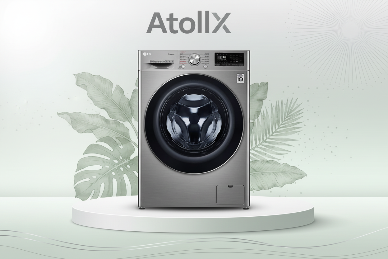 LG WASHER DRYER 10/7 KG FRONT LOAD F4V5RGP2T