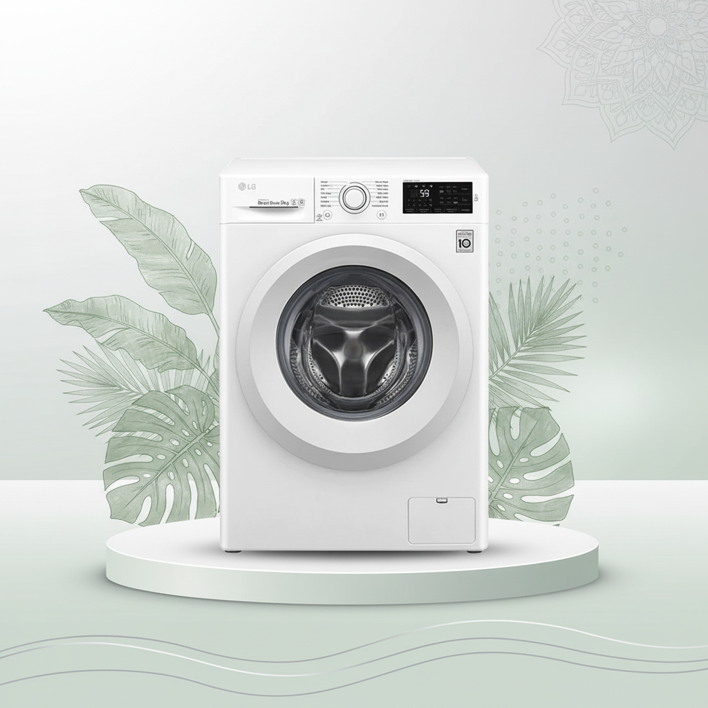 LG Washing Machine 8KG F4J5NP3W