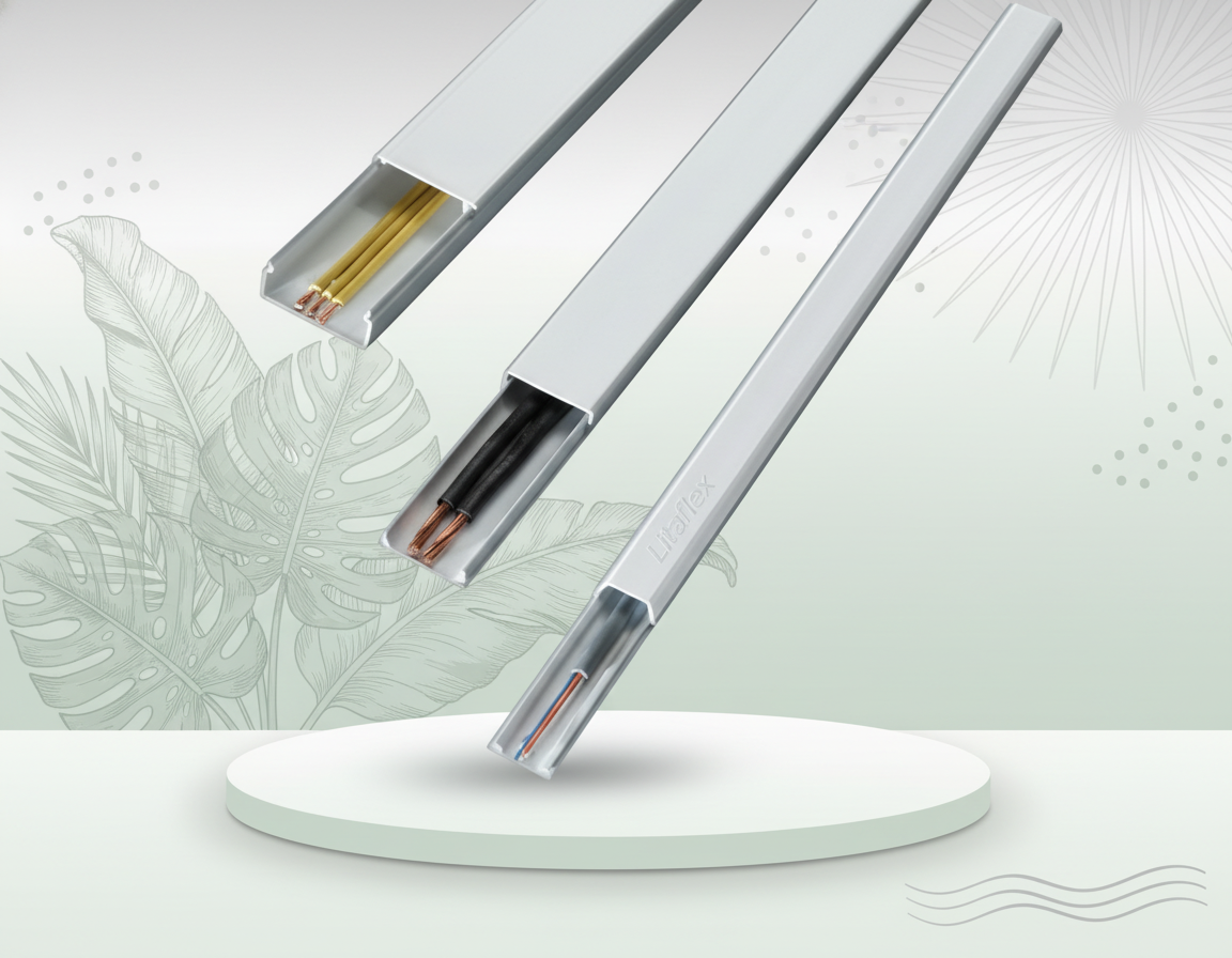 LlTAFLEX UPVC TRUNKING – 3 x 2