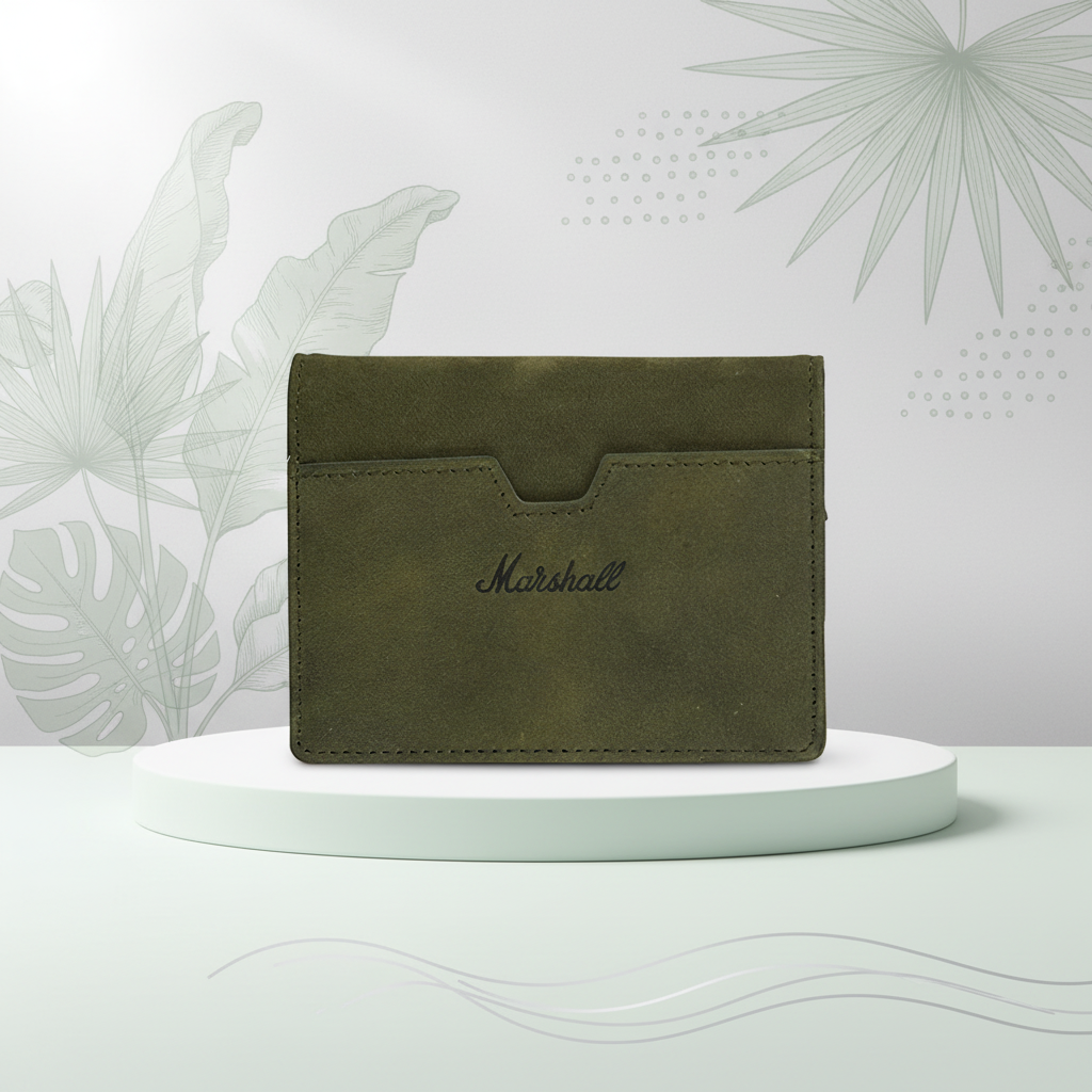 Marshall Suedehead Wallet Olive