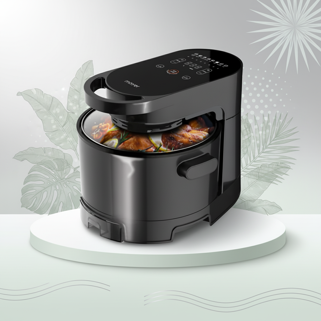 Mayer 2-in-1 Air Fryer & Smokeless BBQ Grill MMAFG58
