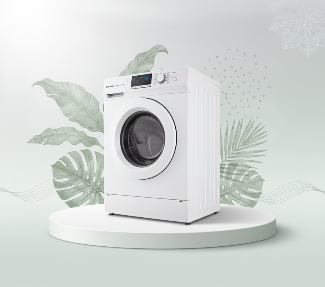 PANASONIC 8kg F/Load Washing Machine NA-128XBI - Image 2