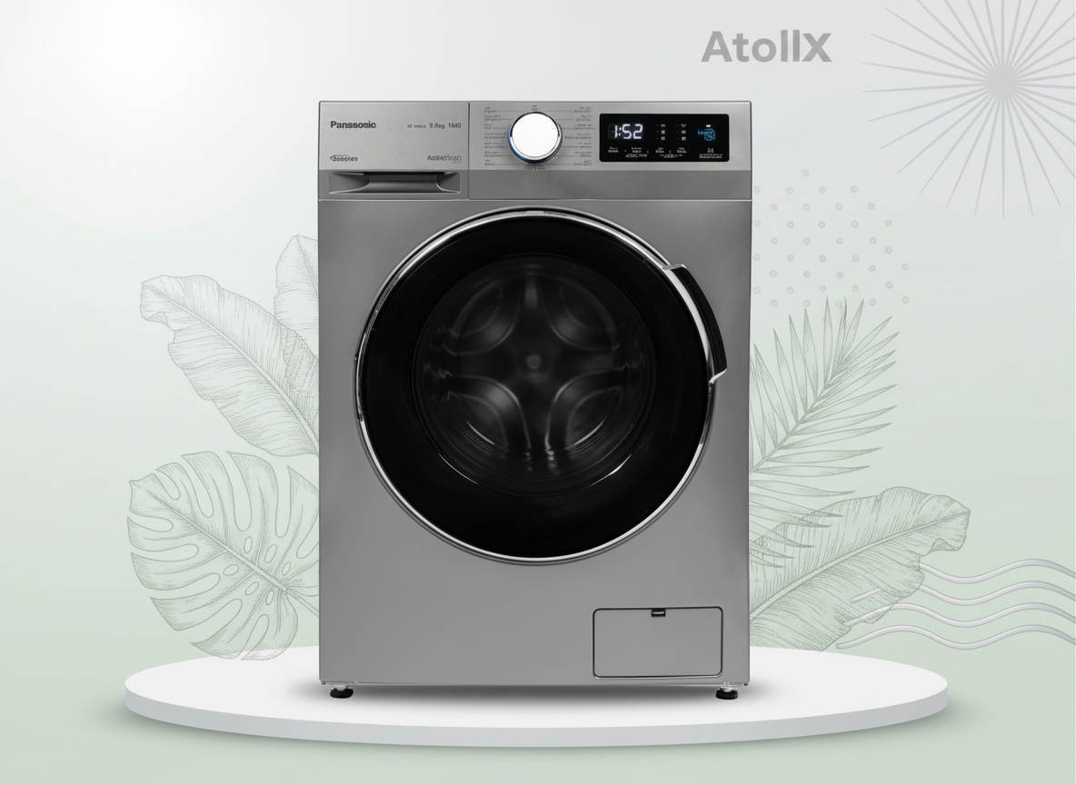 PANASONIC 9kg Front Load W/Machine NA-18MG1LAS