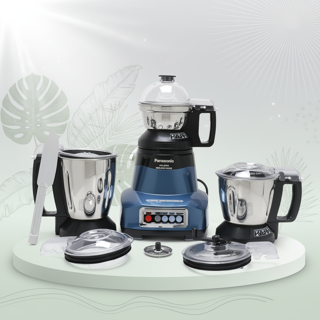 PANASONIC Mixer Grinder 3 JARS MX-AE375 Blue