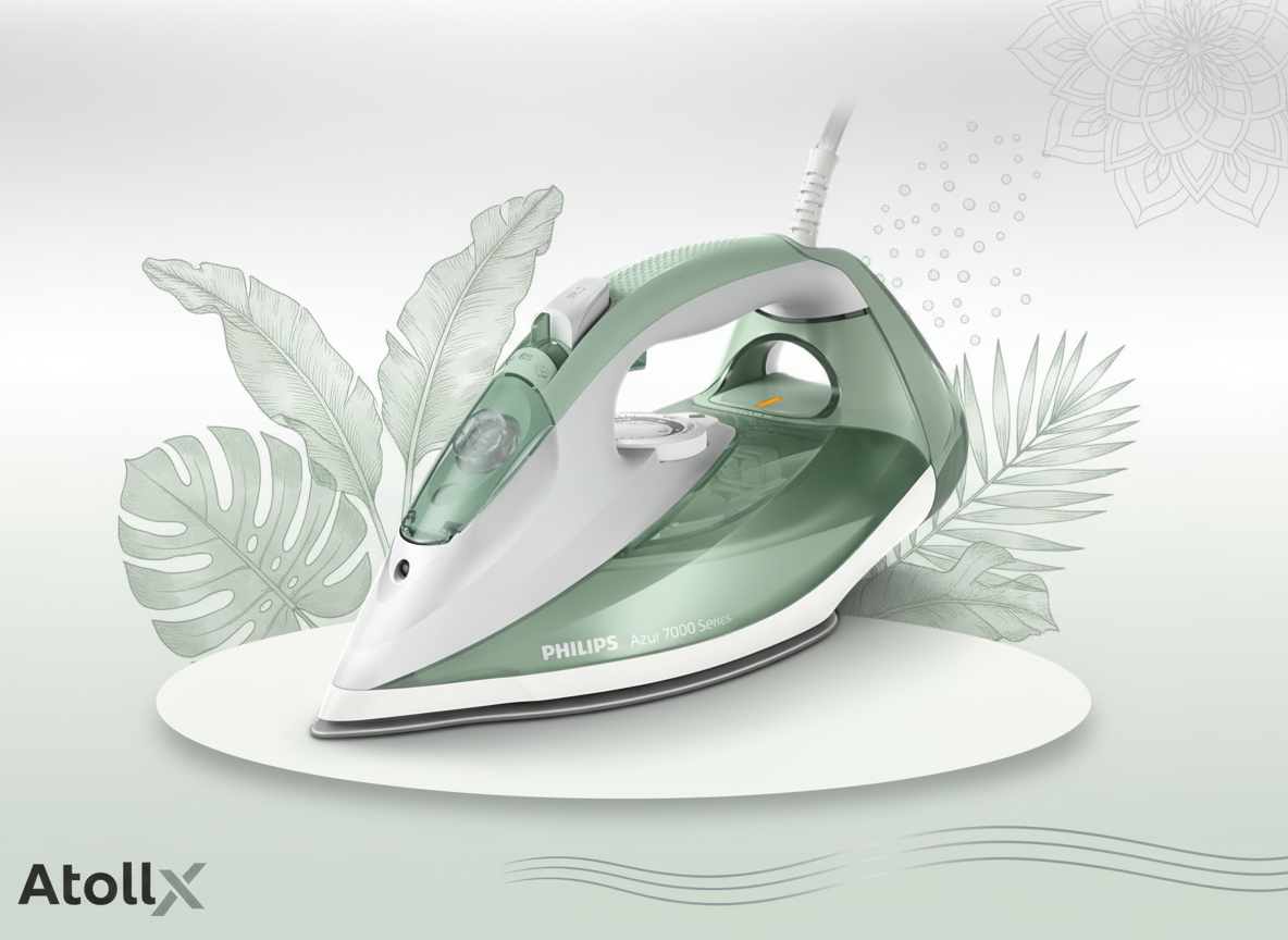 PHILIPS Steam Iron Desert Green/Grey DST7012/76