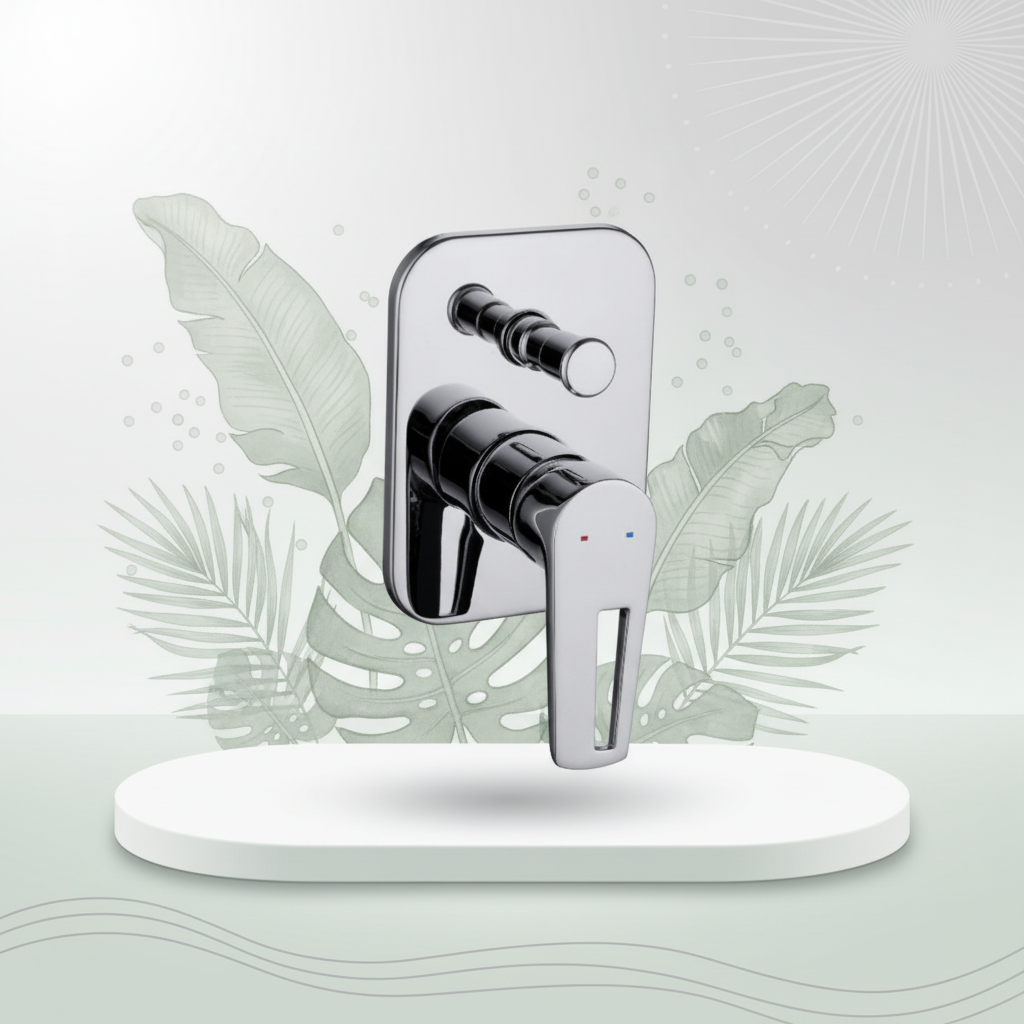 Rubine Concealed Bath Mixer Stylo 9169