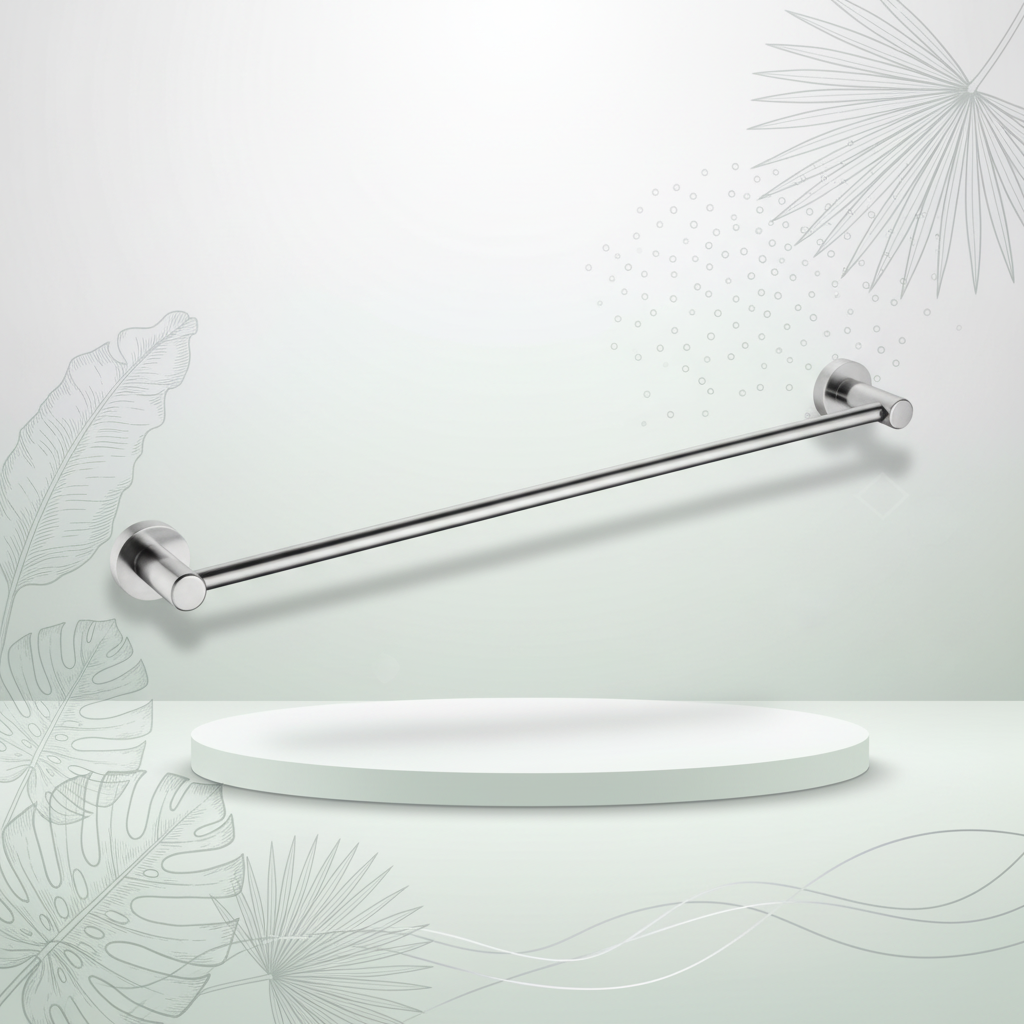 Rubine Double Towel Bar 24″ -Matt Chrome Ge-5202-Mc