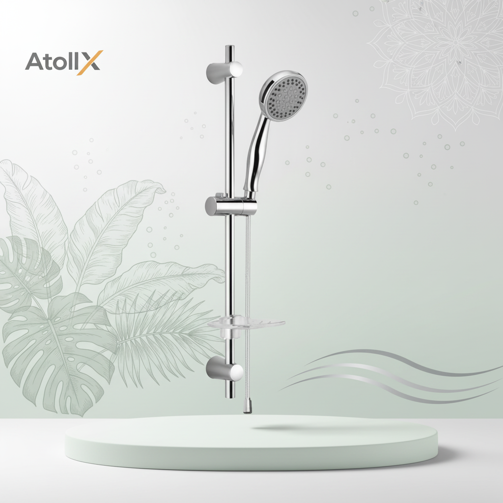 Rubine Shower Set With Aa Rsh-Bosco-117-Ch