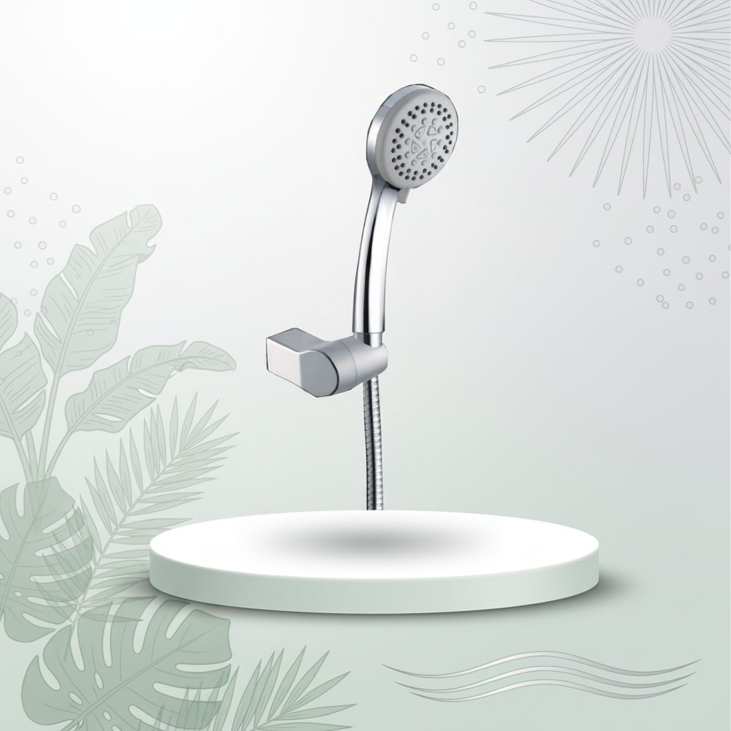 Rubine Shower With Wall Bracket Rsw-Fontana-5-107-Wb1