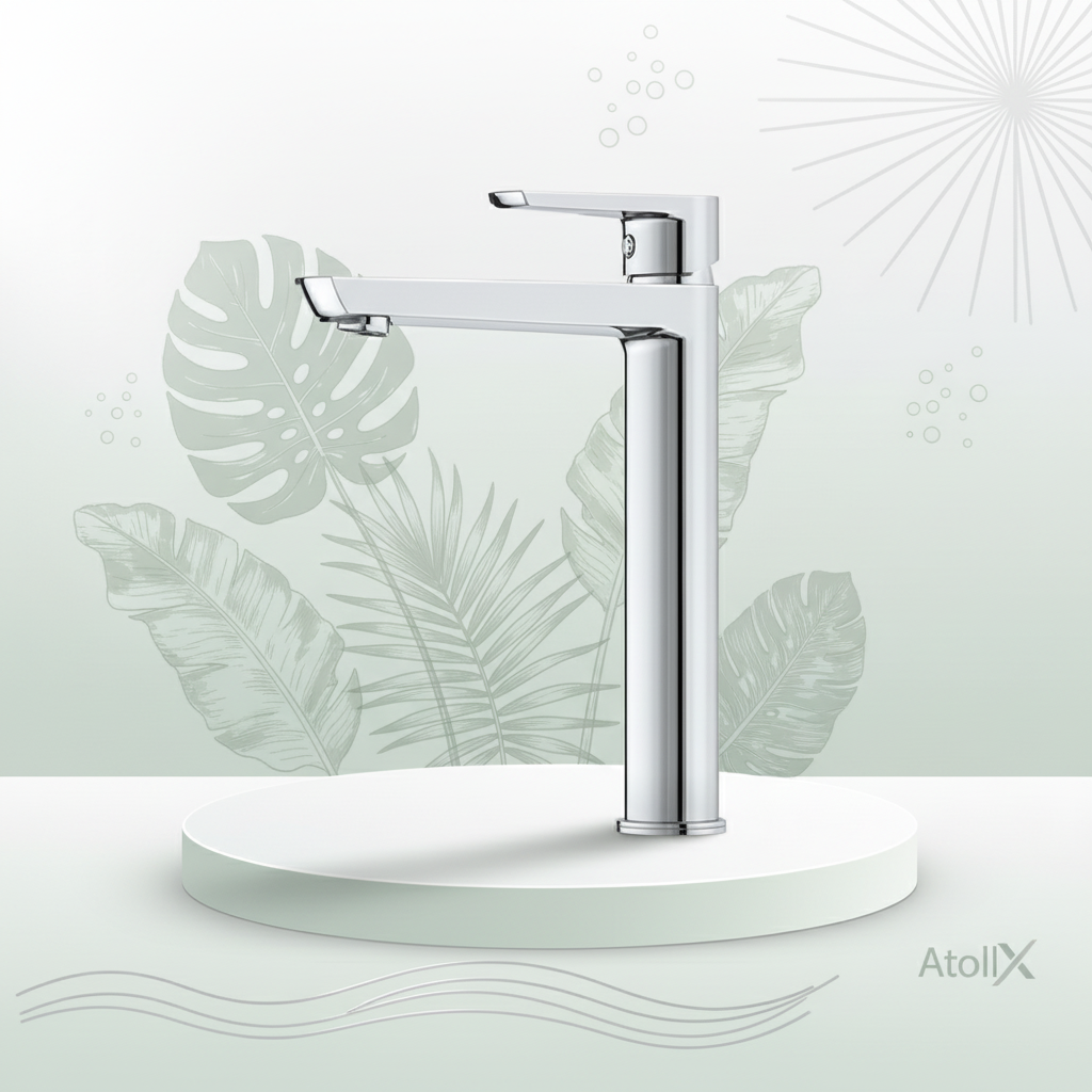 Rubine Tall Basin Mixer Stylo 9121-Lx