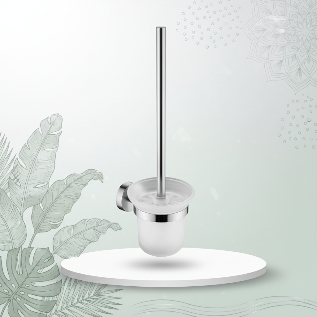 Rubine Toilet Brush Holder – Matt Chrome Ge-5211-Mc