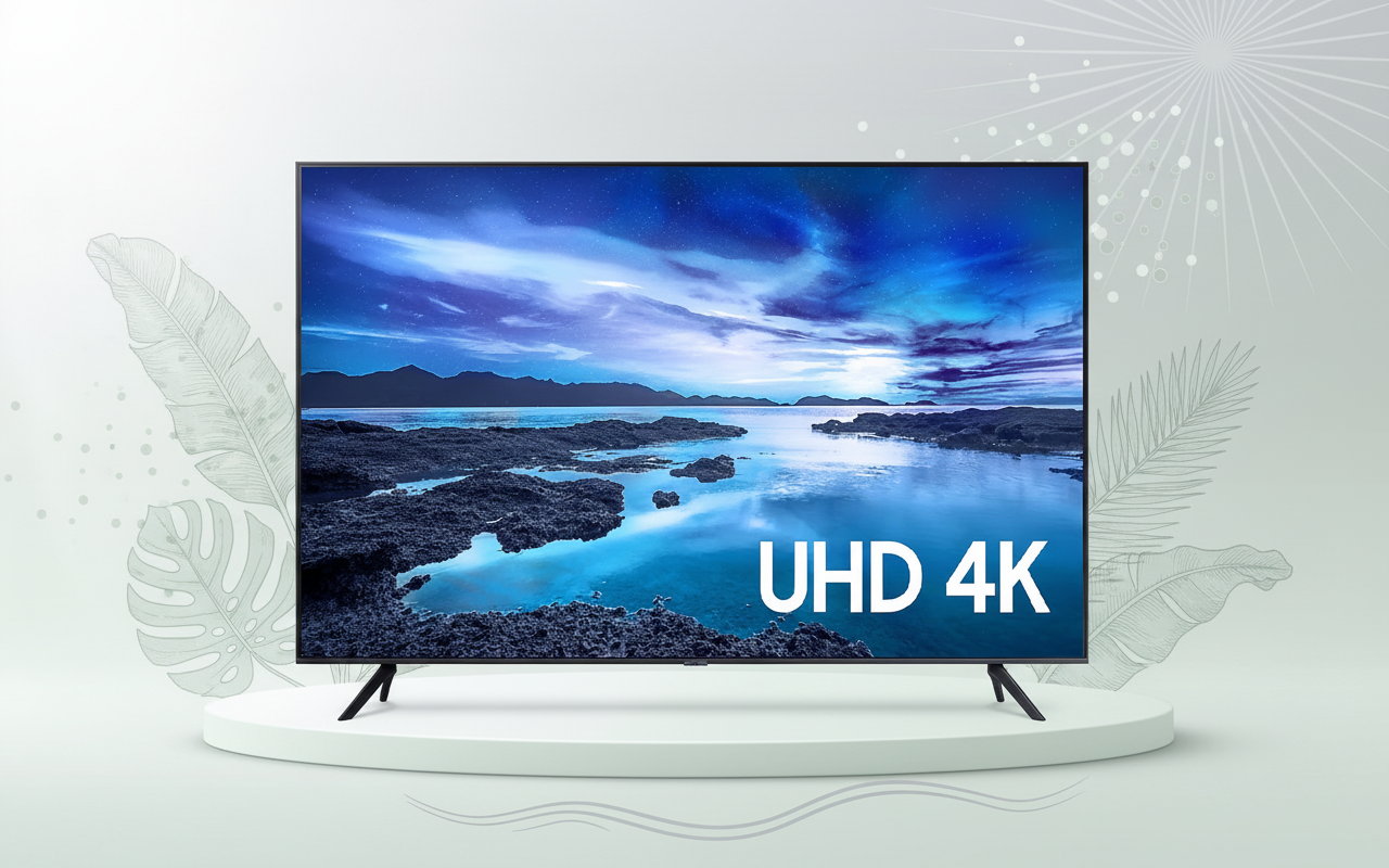 Samsung 75″ Smart LED TV UA75AU7700