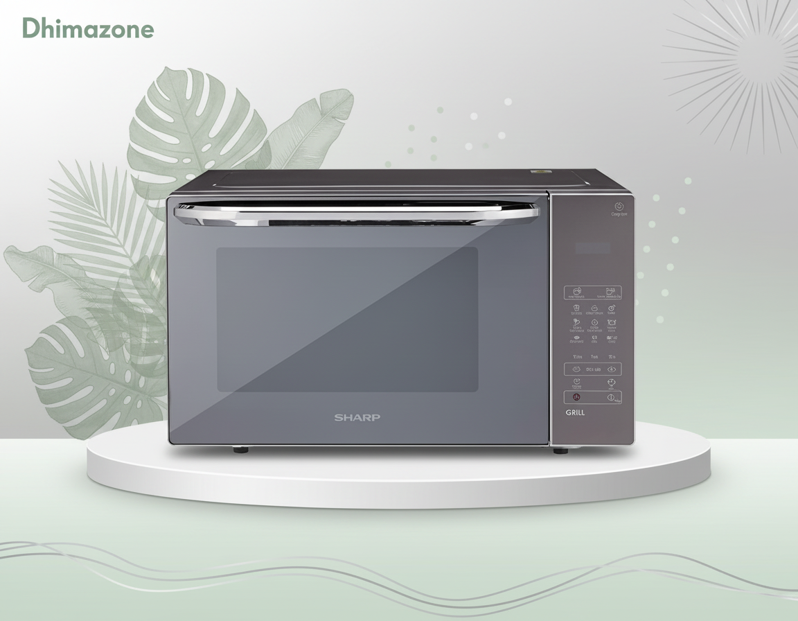 SHARP 25L MICROWAVE OVEN W/GRILL R-72E0(SM)