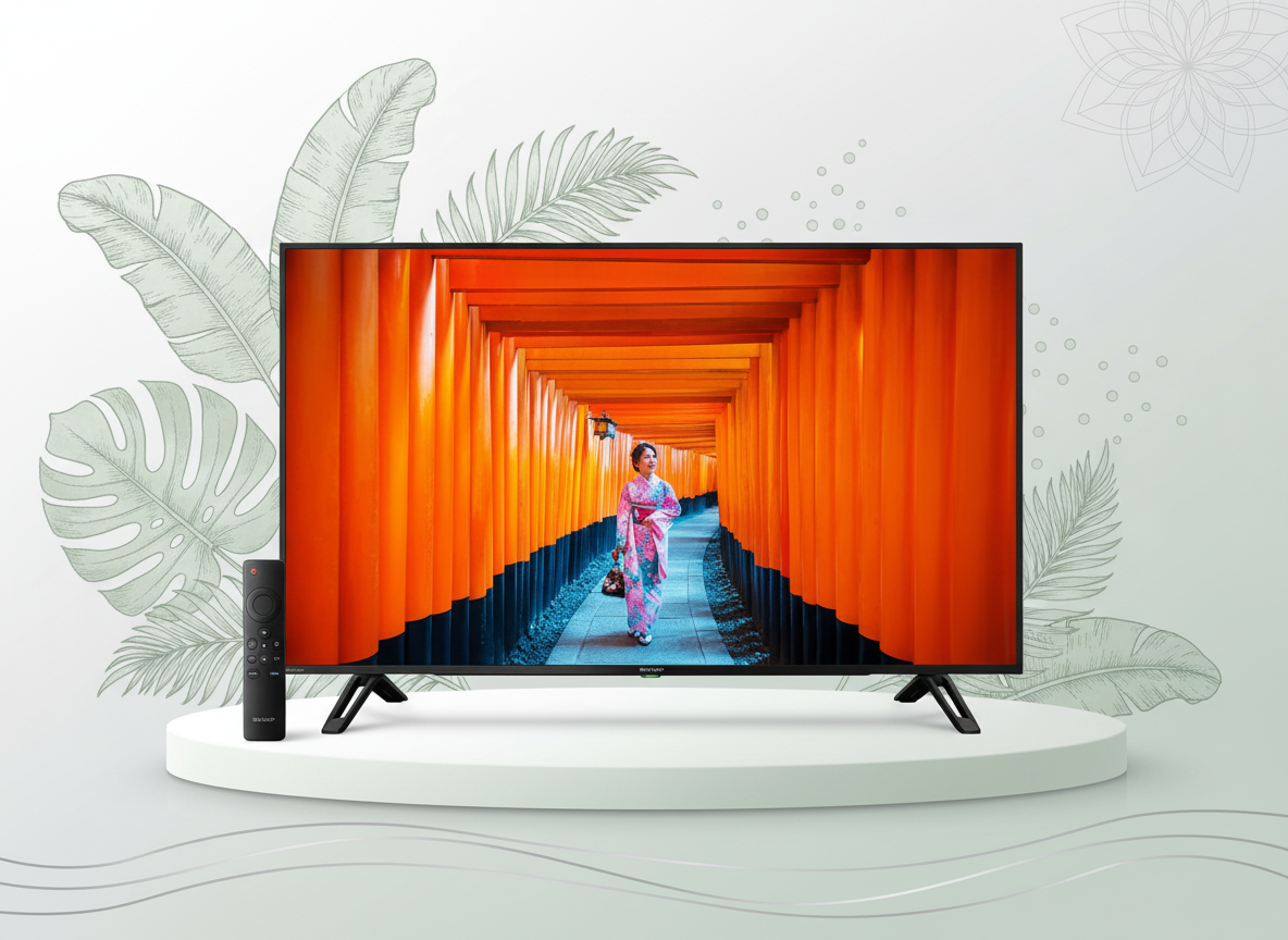 SHARP 60″ ANDROID UHD TV 4T-C60CK1X