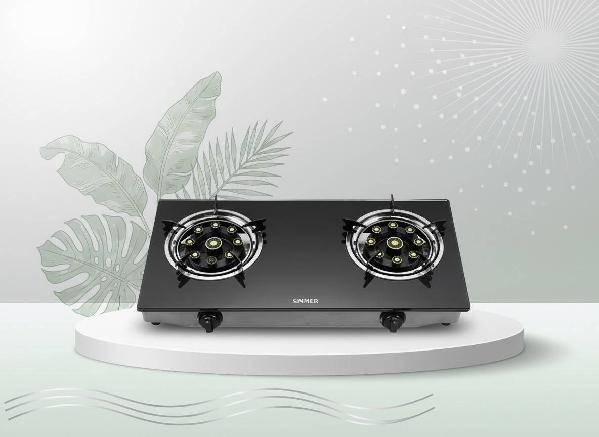 SIMMER 2 BURNER GAS STOVE STG203