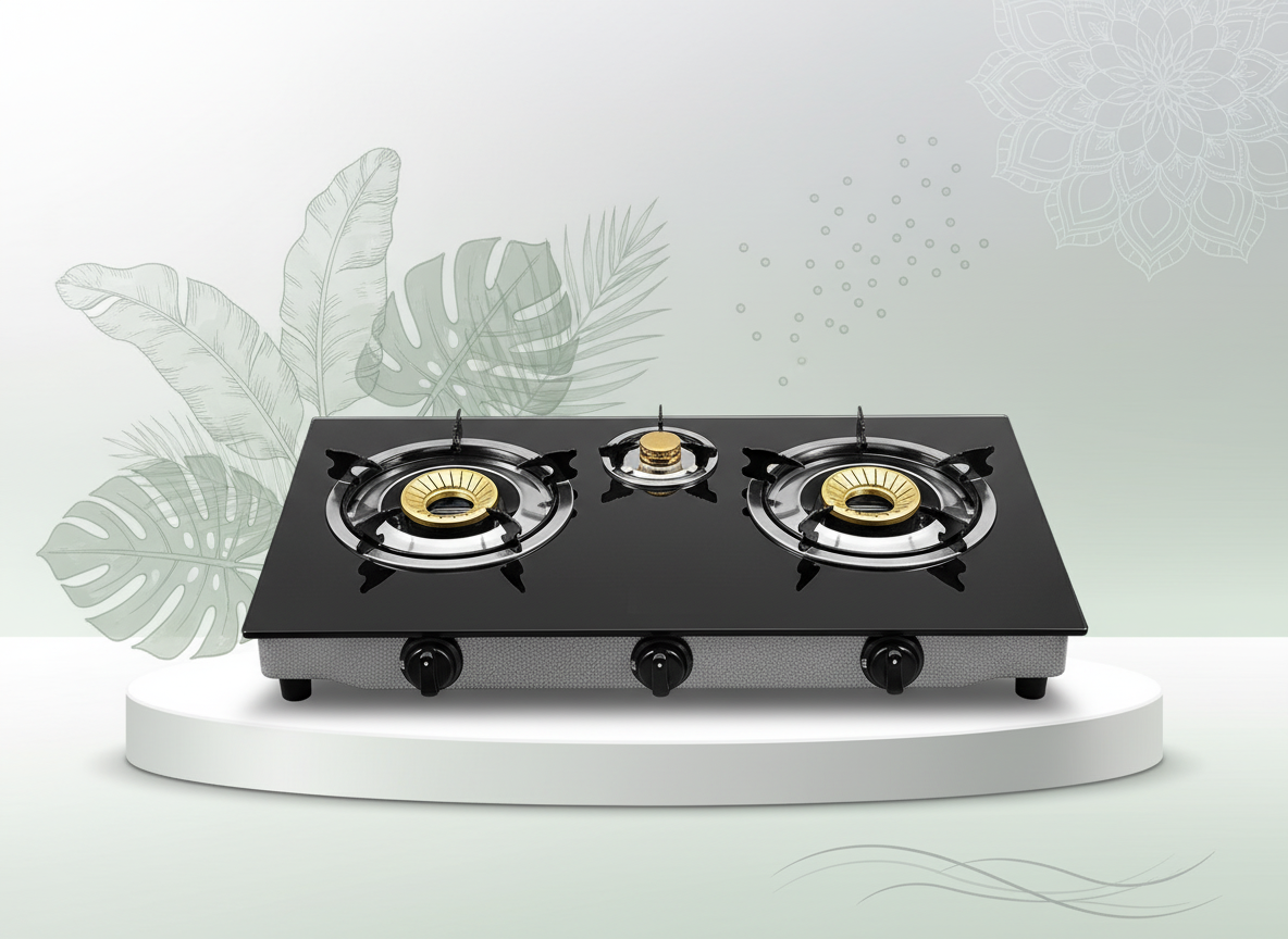 SIMMER 3 Burner Gas Stove STG301
