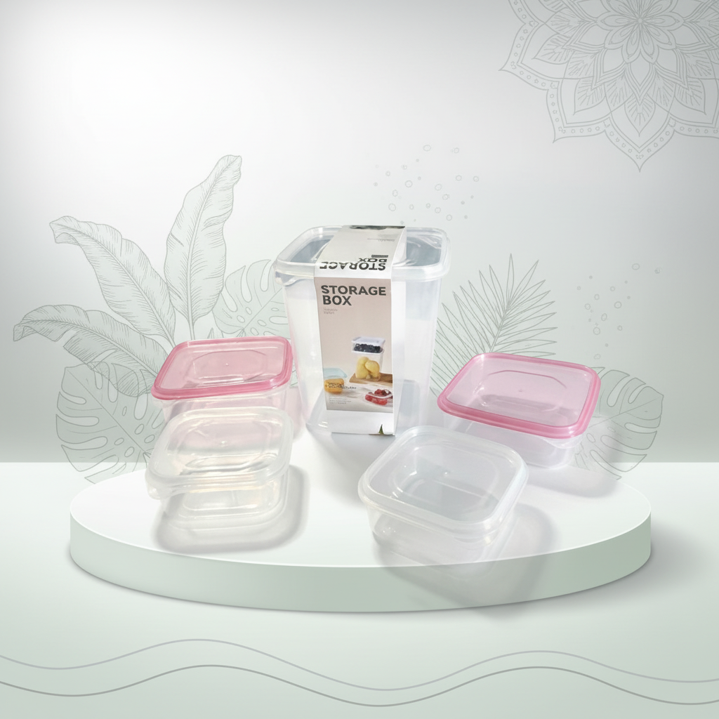 Storage Box/Plastic Container 5pcs set (5924)