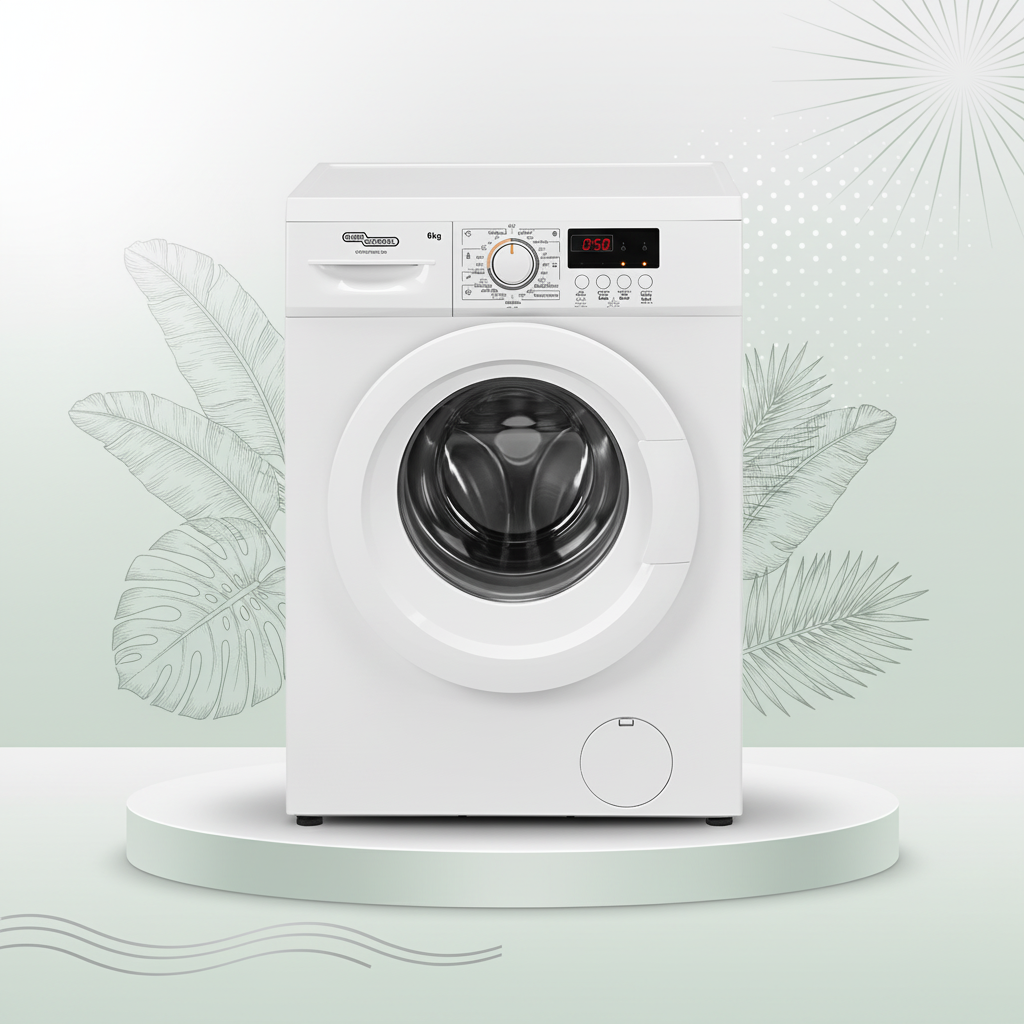 SUPER GENERAL 6KG FRONT LOAD WASHING MACHINE SGW6200NLED
