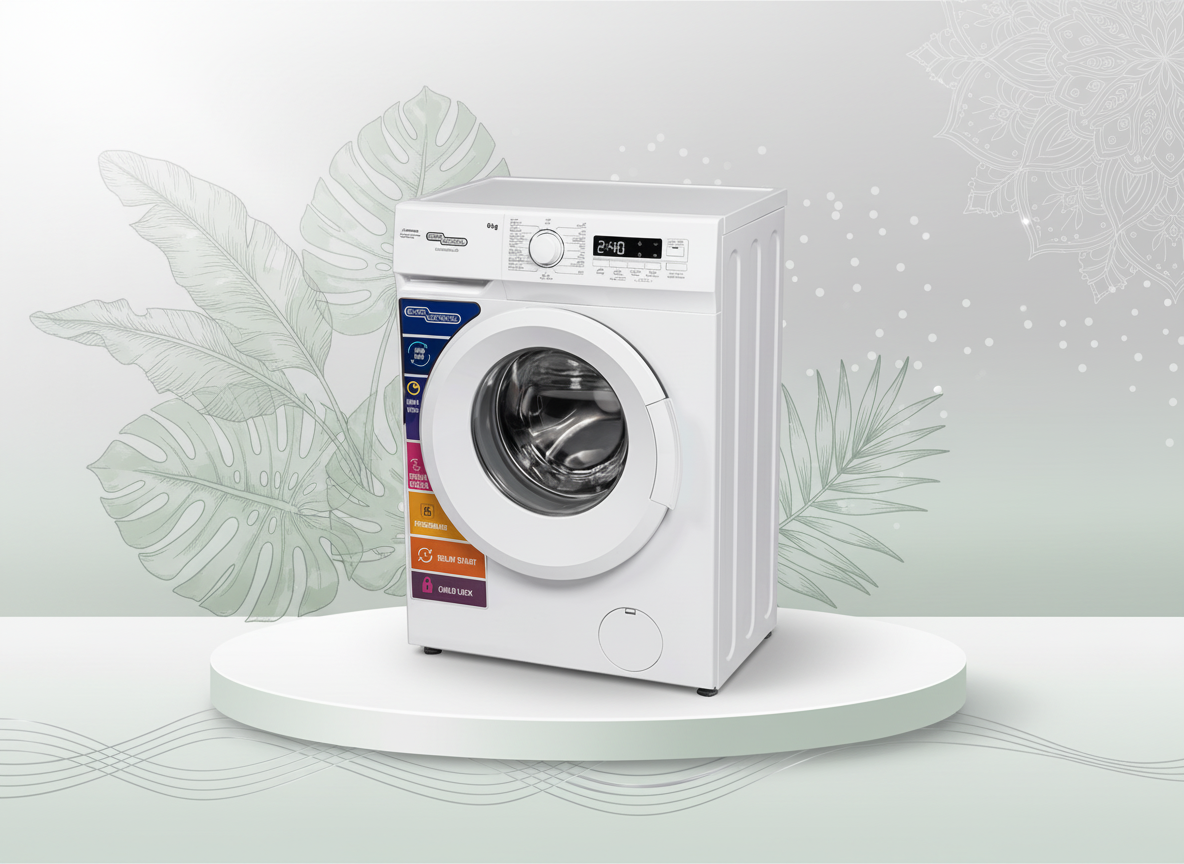 SUPER GENERAL 6kg Front Load Washing Machine SGW6250NLED