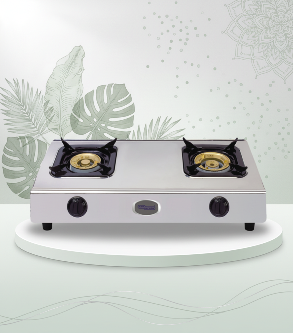 Super General Table Top Gas Cooker 2 burner SGB02SS