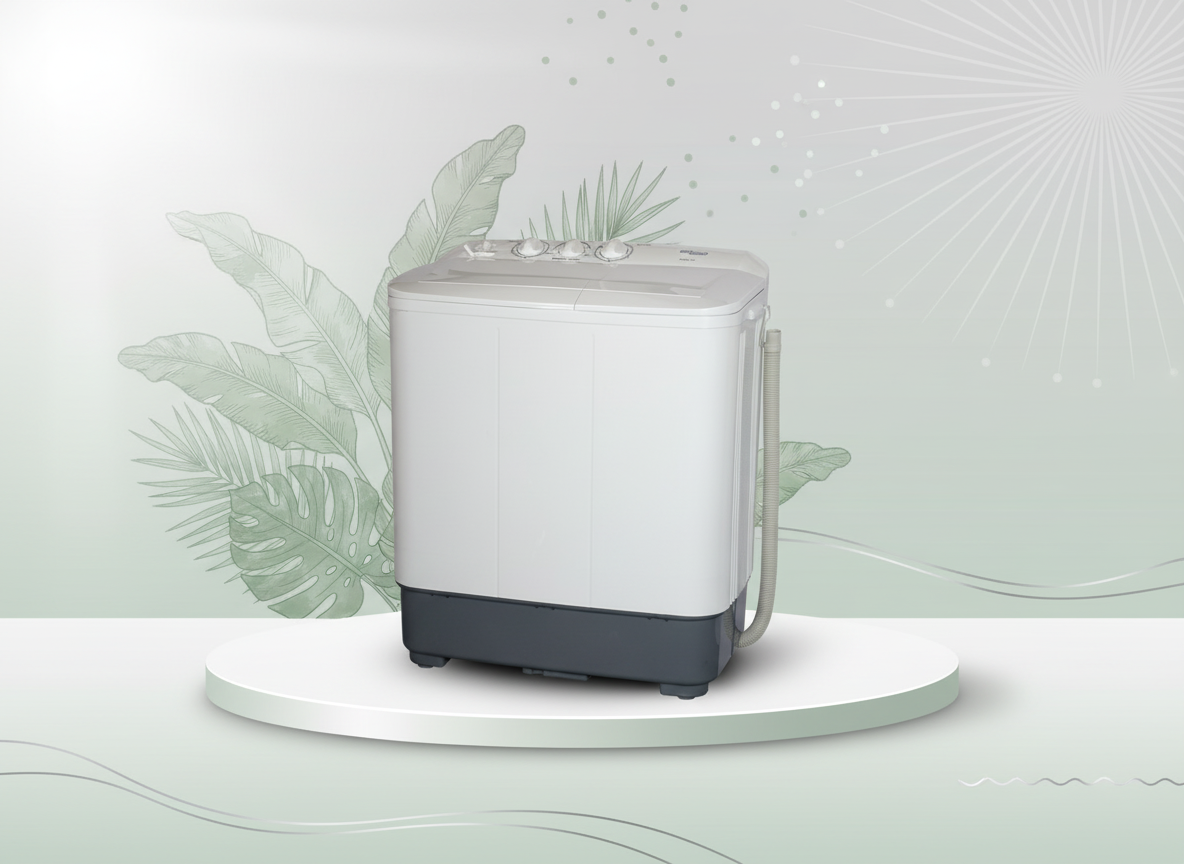 SUPER GENERAL Twin Tub Washing Machine 8KG SGW80 - Image 2