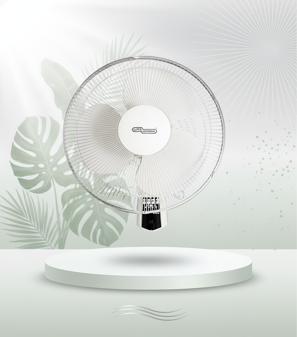 SUPER GENERAL WALL FAN 16” WITH REMOTE SGWF16MR