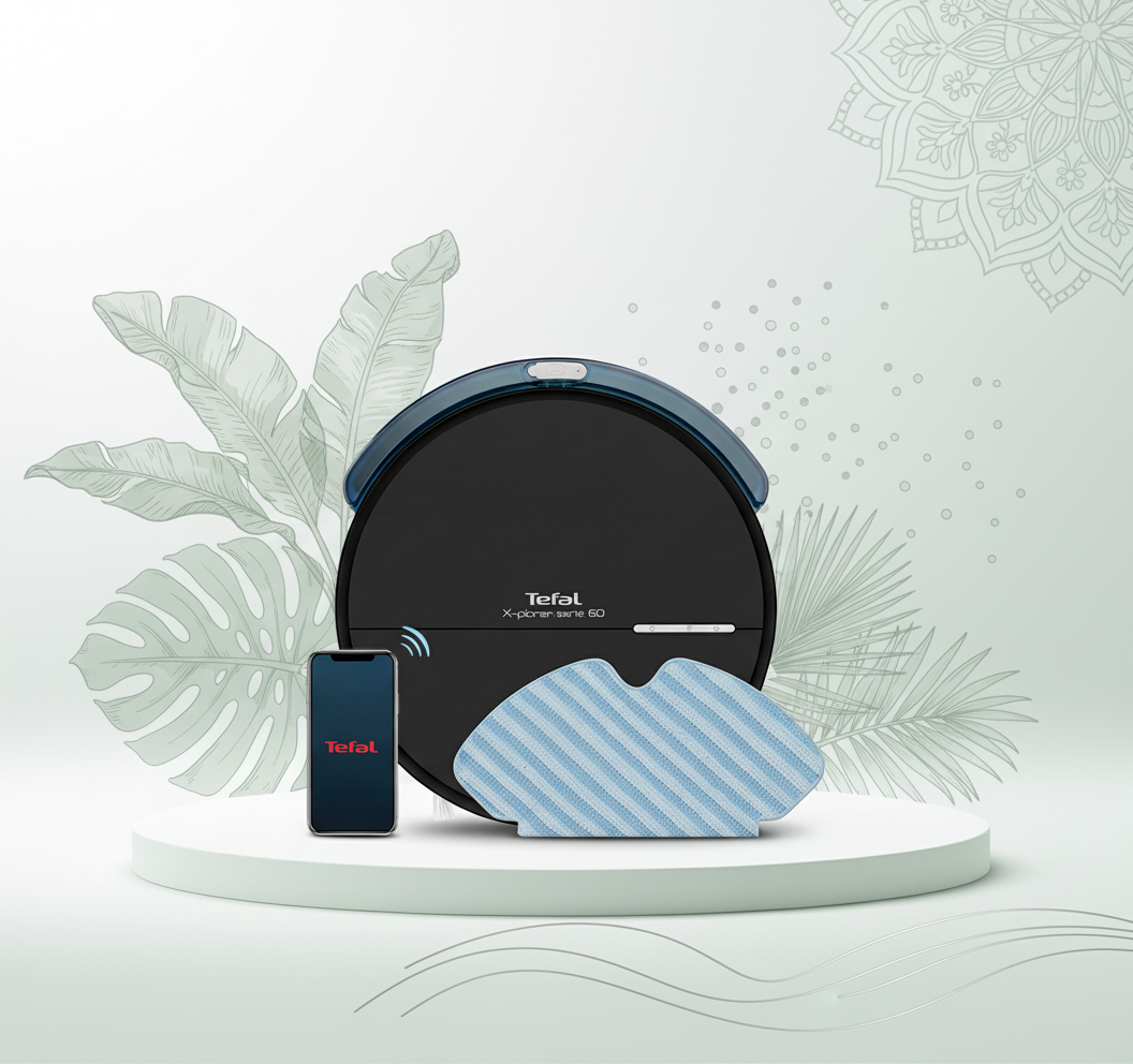 TEFAL ROBOT VACUUM & MOP CLEANER RG7445