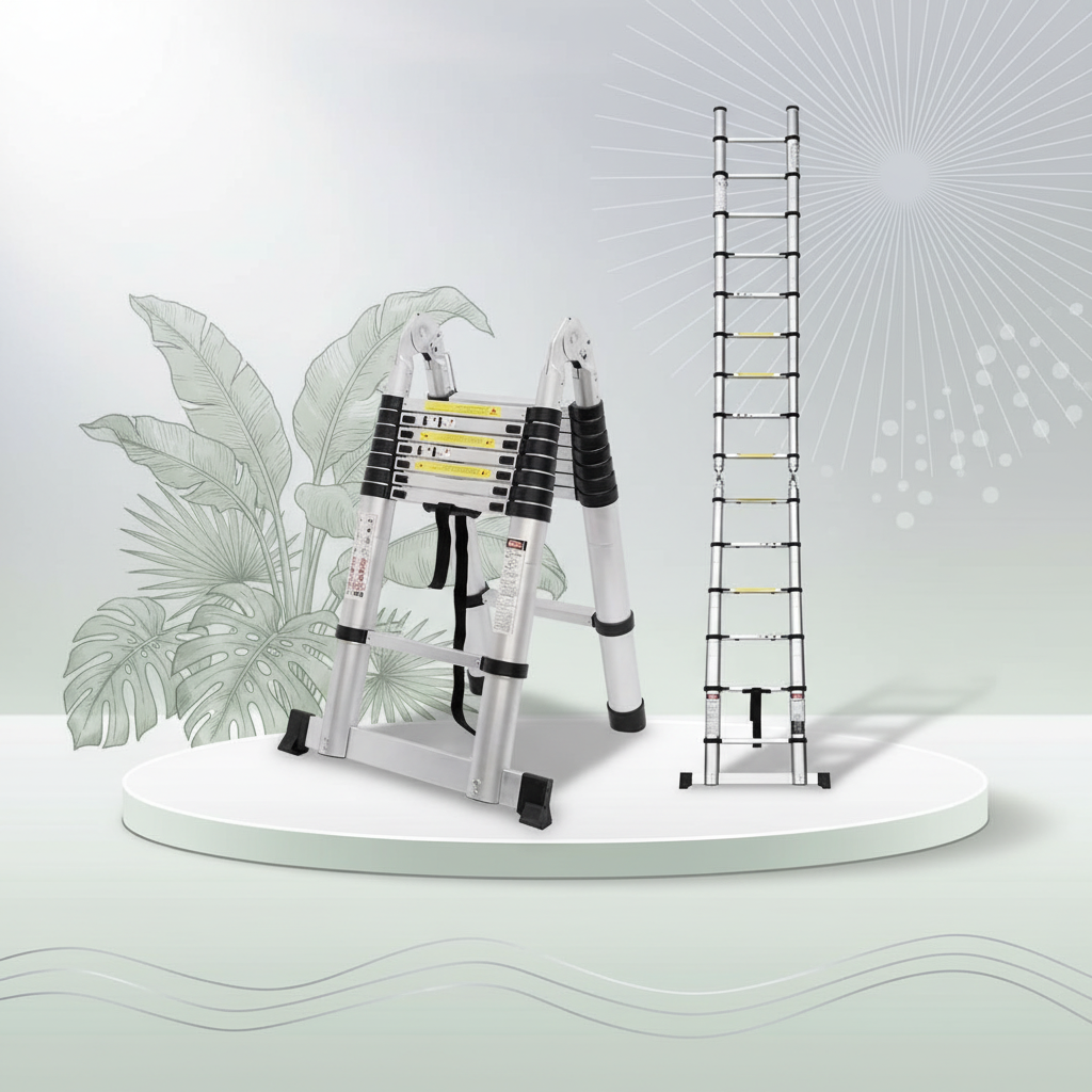 Telescopic 2 Sided Ladder 1.6 x 1.6m